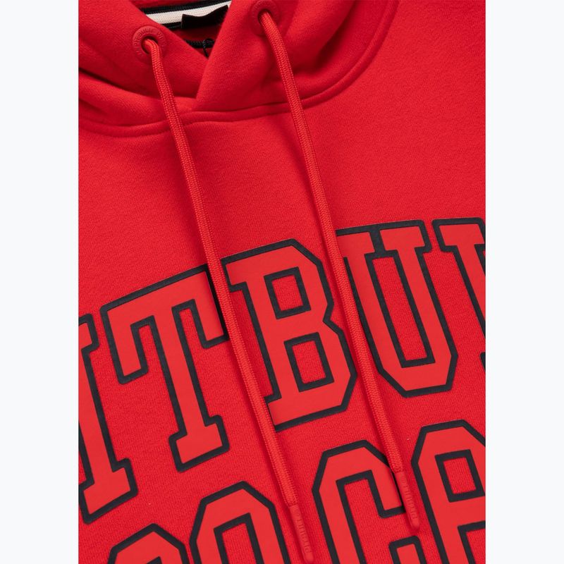 Bluza męska Pitbull So Cal Hooded fluo/red 6