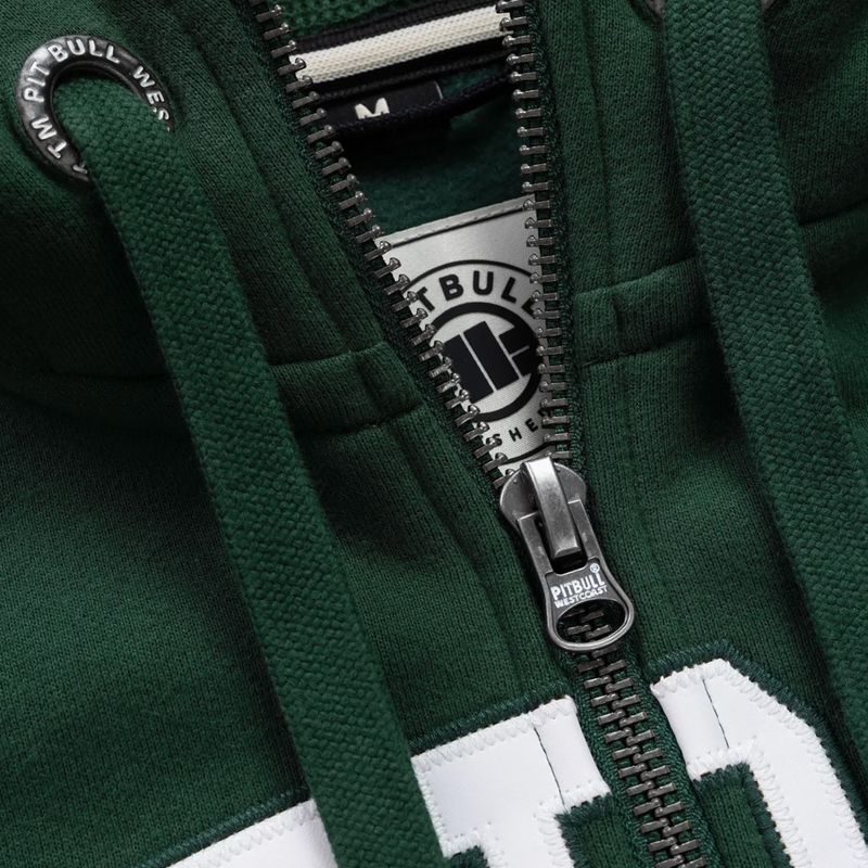 Bluza męska Pitbull Norton Hooded Zip hunter green 9