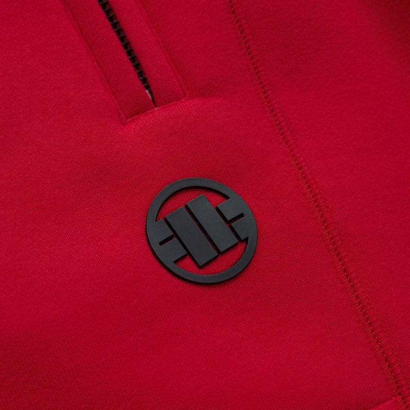 Spodnie męskie Pitbull Small Logo HD Track red 8
