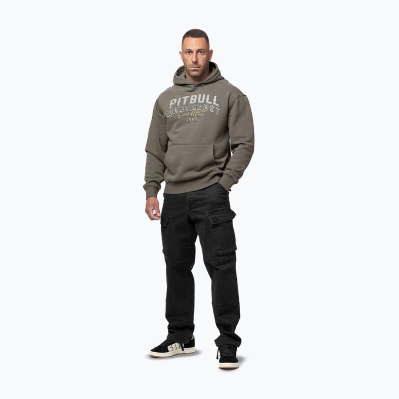 Bluza męska Pitbull Santa Muerte Hooded major olive 3