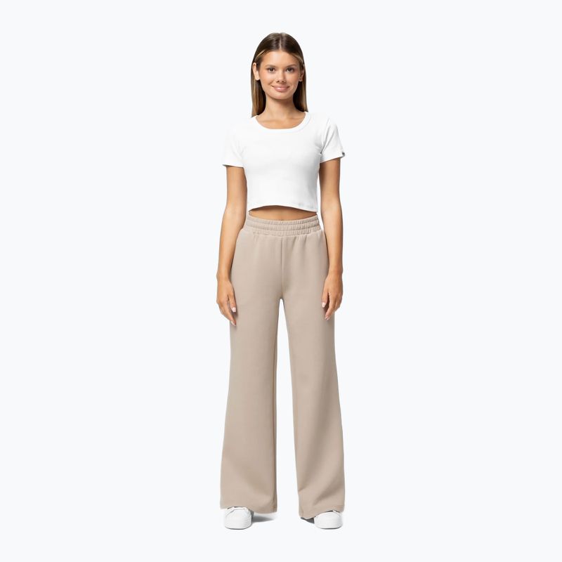 Spodnie damskie Pitbull Open Discovery Track Pants cappuccino 2