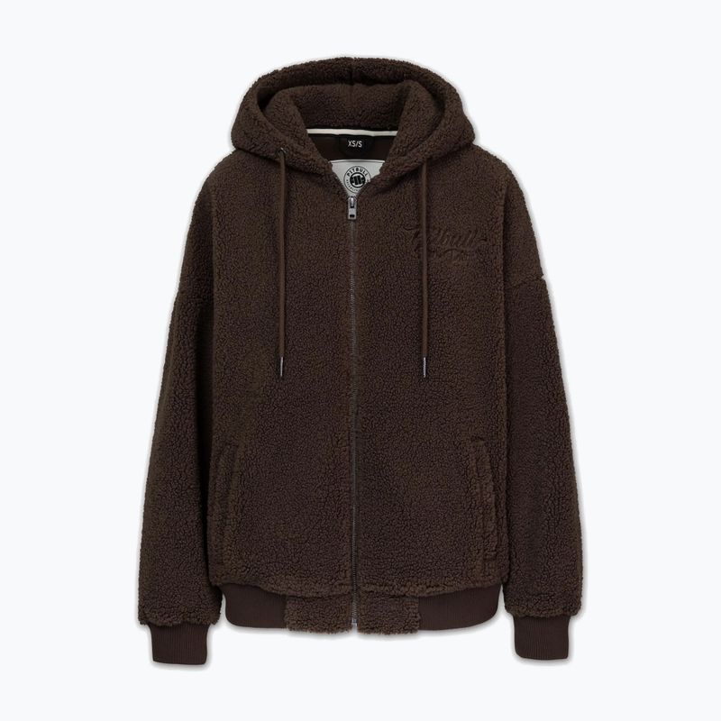 Bluza damska Pitbull Daisy Hooded Zip dark chocolate 6