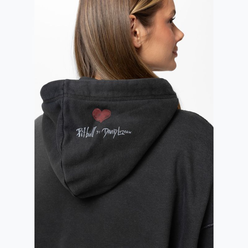 Bluza damska Pitbull Thick & Thin Hooded dark graphite 3