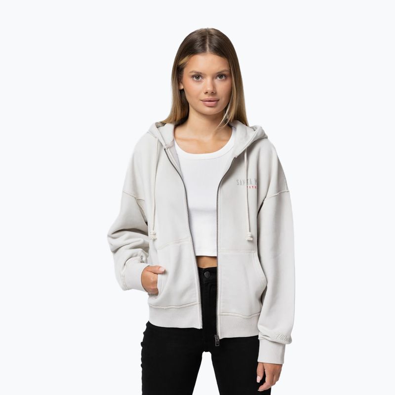 Bluza damska Pitbull Santa Muerte Hooded Zip white stone 4