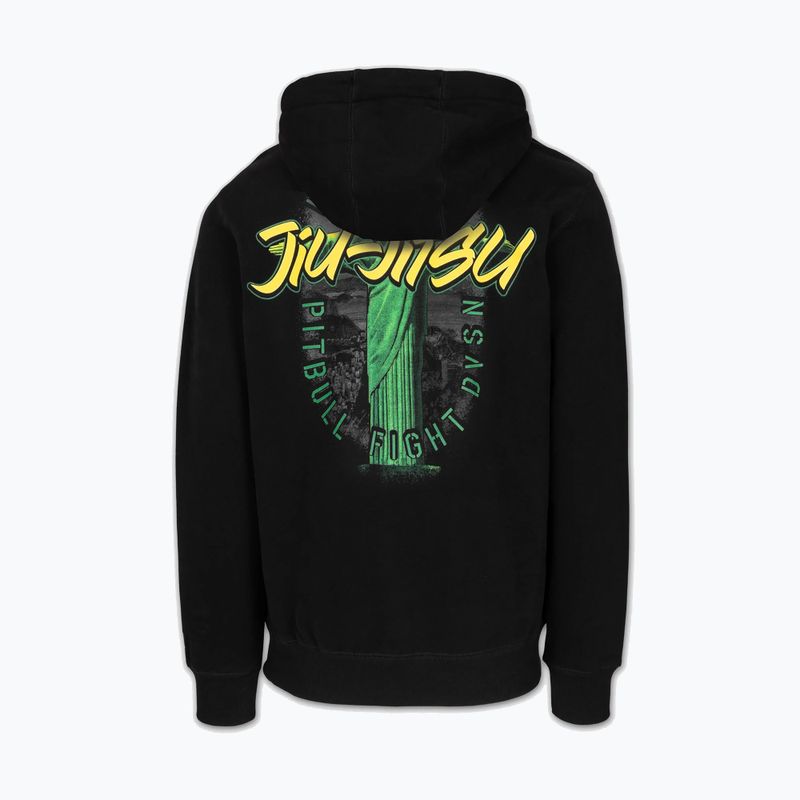 Bluza męska Pitbull Bjj Fight Dvsn Hooded black 7