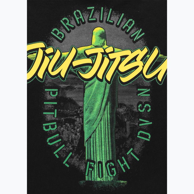 Bluza męska Pitbull Bjj Fight Dvsn Hooded black 10