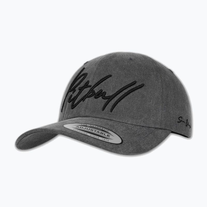 Czapka z daszkiem męska Pitbull Classic "Pitbull San Diego" Low Profile szary
