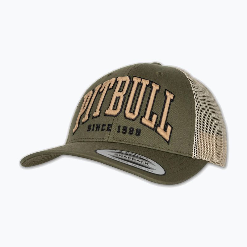 Czapka z daszkiem męska Pitbull Mesh "Pitbull Norton" Trucker Low Profile zielony