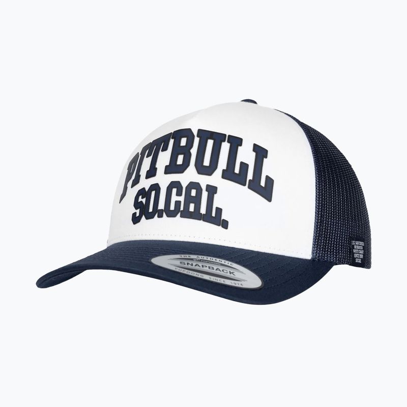 Czapka z daszkiem męska Pitbull "SO.CAL.” Retro Trucker black/white