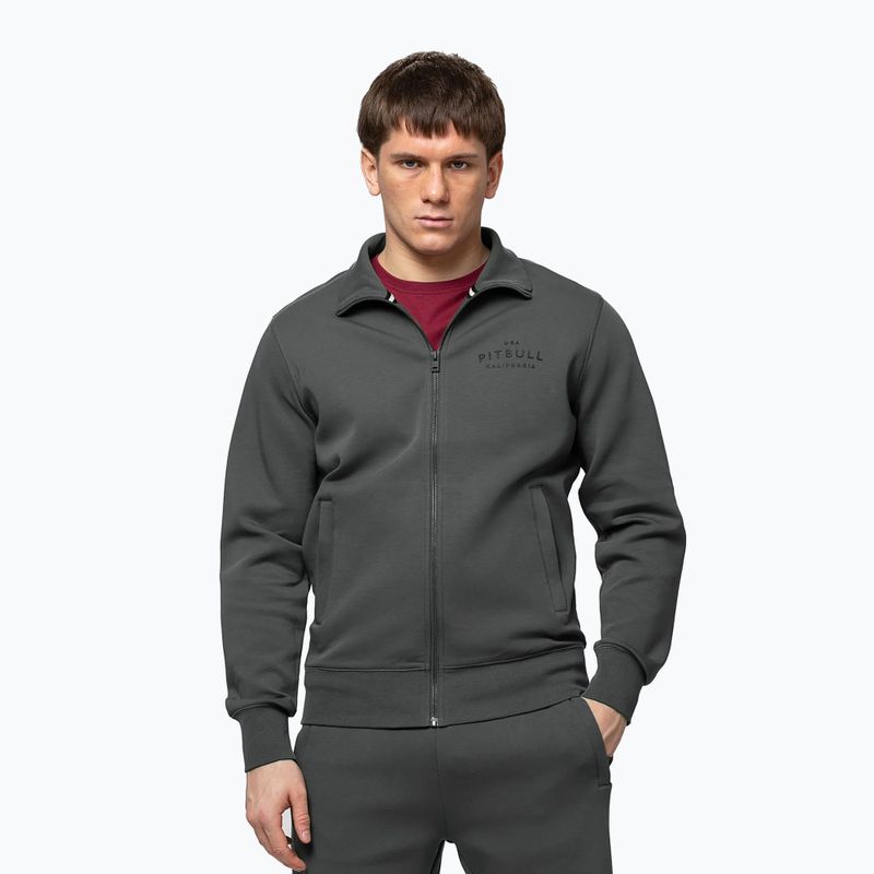 Bluza męska Pitbull Sampson Zip grey/green