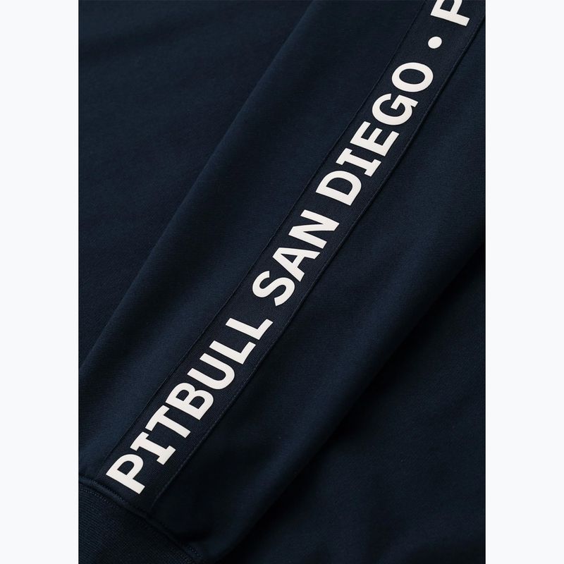 Bluza męska Pitbull Tape Parker Crewneck dark navy 8