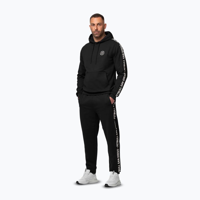 Bluza męska Pitbull Tape Parker Hooded black 2