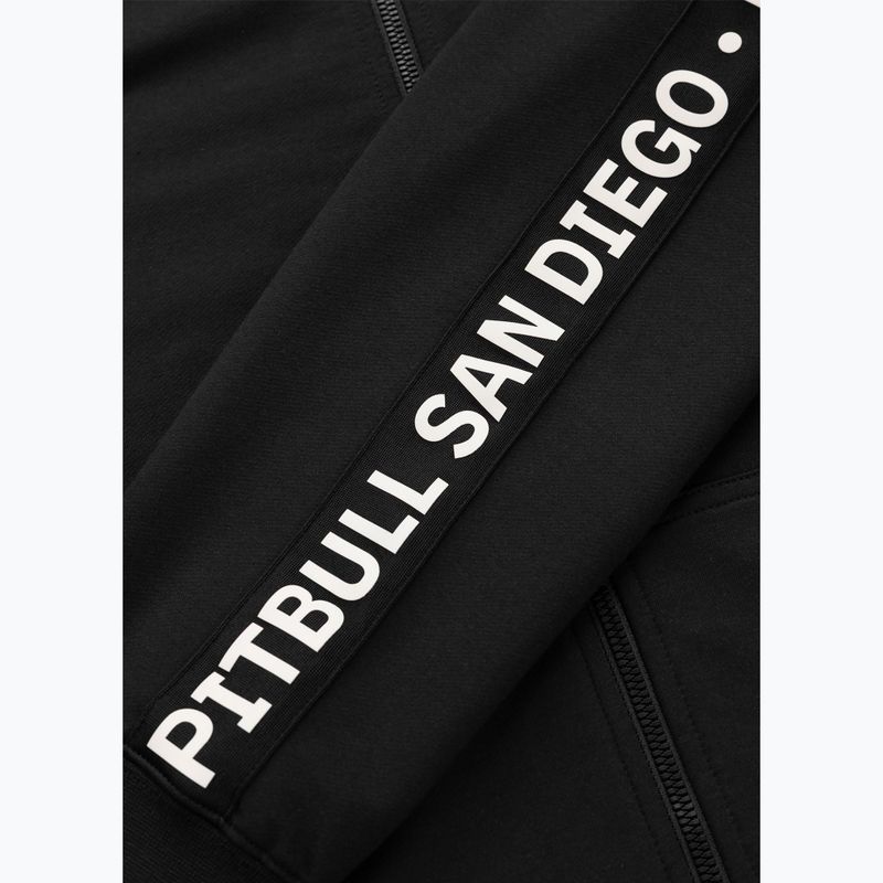 Bluza męska Pitbull Tape Parker Hooded Zip black 8