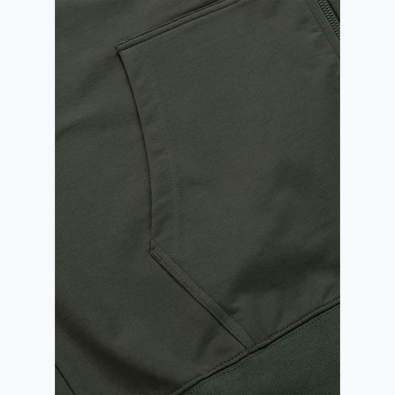 Bluza męska Pitbull Tape Parker Hooded Zip old green 12