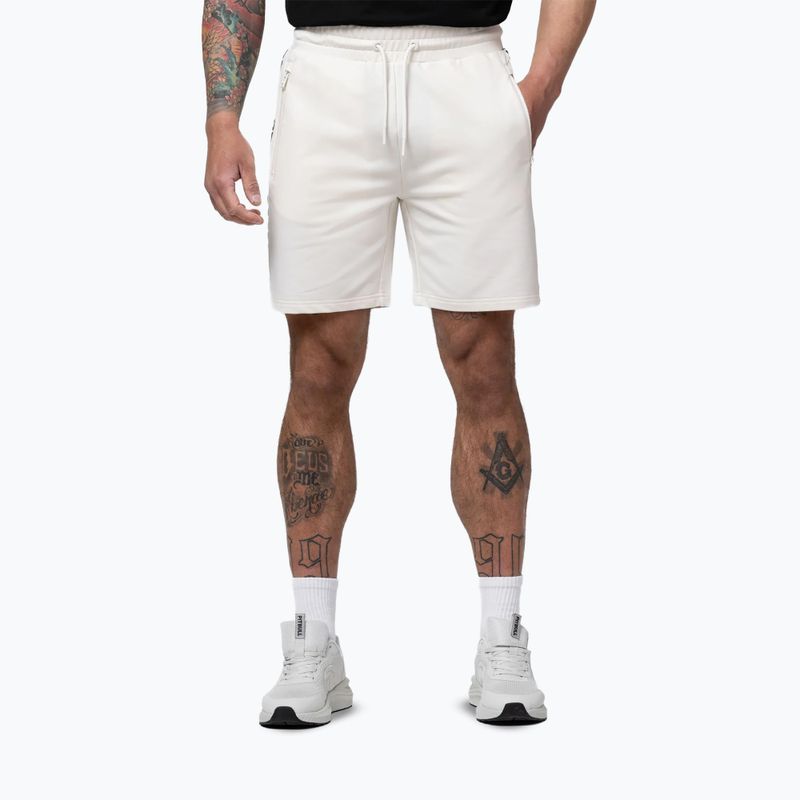 Spodenki męskie Pitbull Tape Parker off white