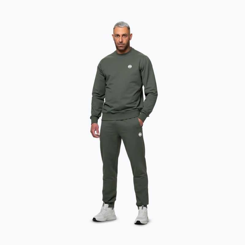 Bluza męska Pitbull Nugget Small Logo Crewneck sage green 2