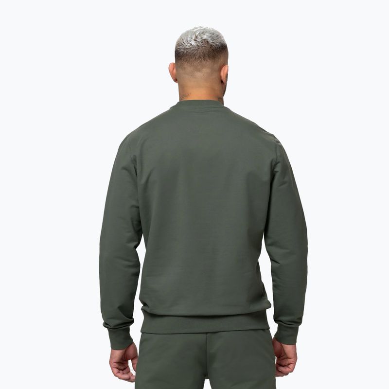 Bluza męska Pitbull Nugget Small Logo Crewneck sage green 3