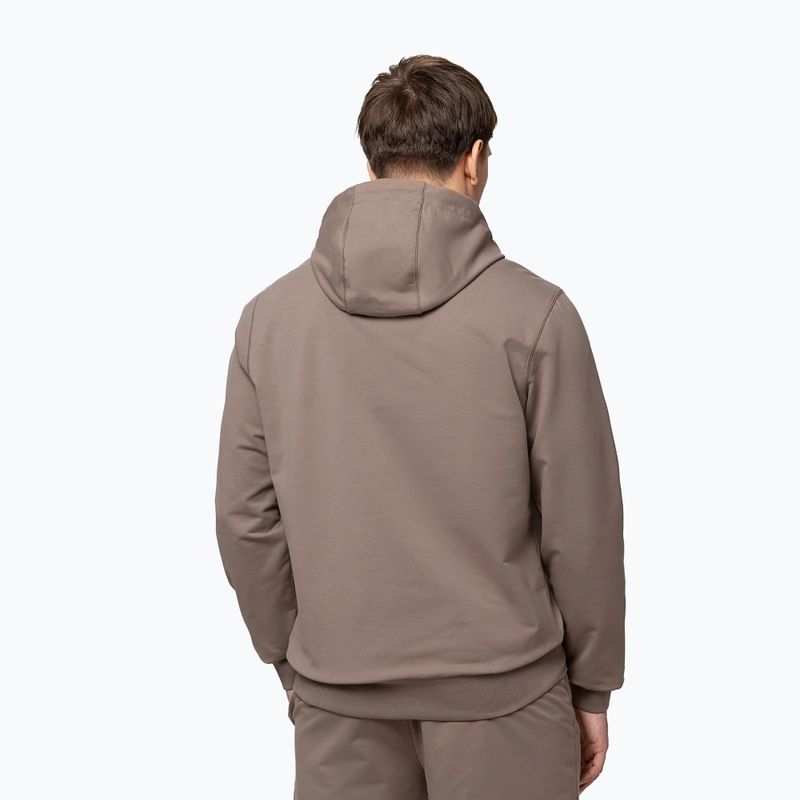 Bluza męska Pitbull Nugget Small Logo Hooded brown savana 3