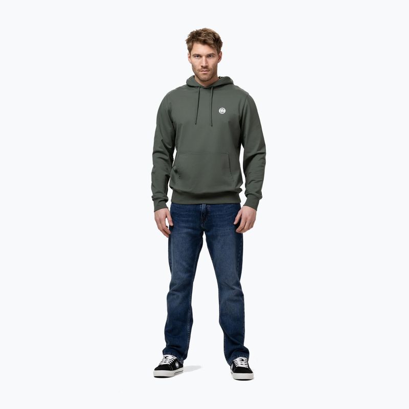 Bluza męska Pitbull Nugget Small Logo Hooded sage green 2