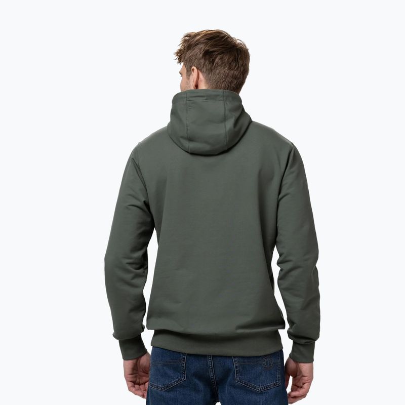 Bluza męska Pitbull Nugget Small Logo Hooded sage green 3