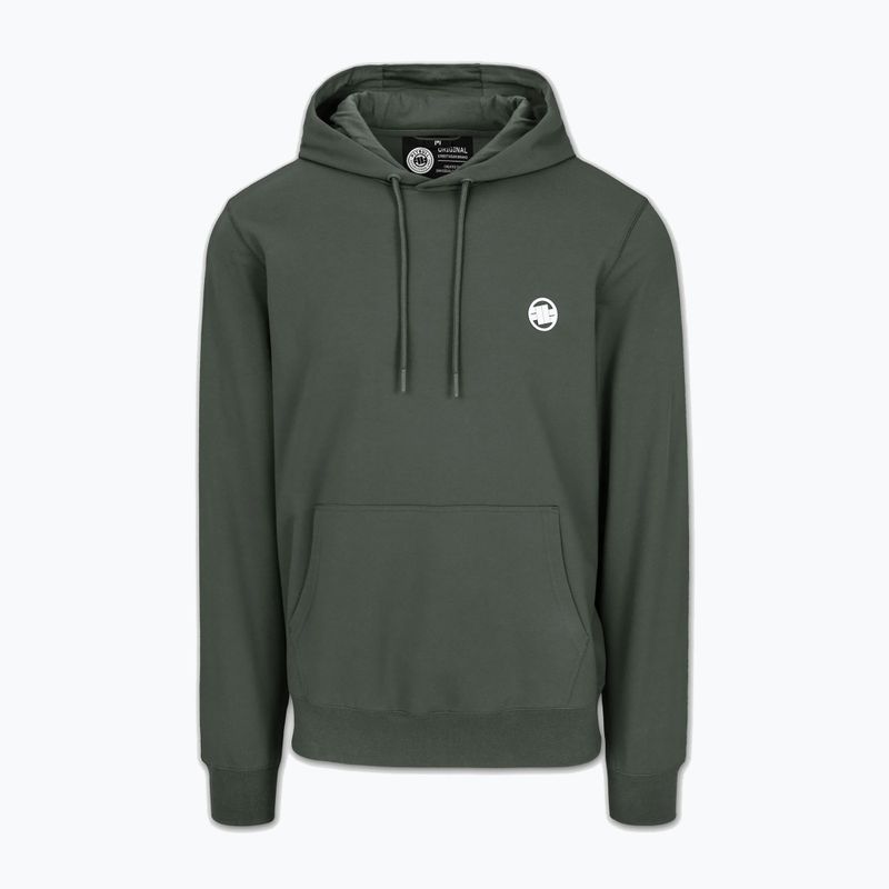 Bluza męska Pitbull Nugget Small Logo Hooded sage green 4