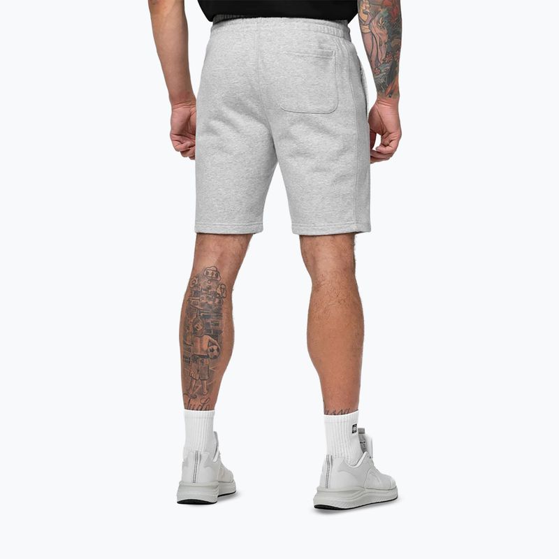 Spodenki męskie Pitbull Badger grey/melange 3