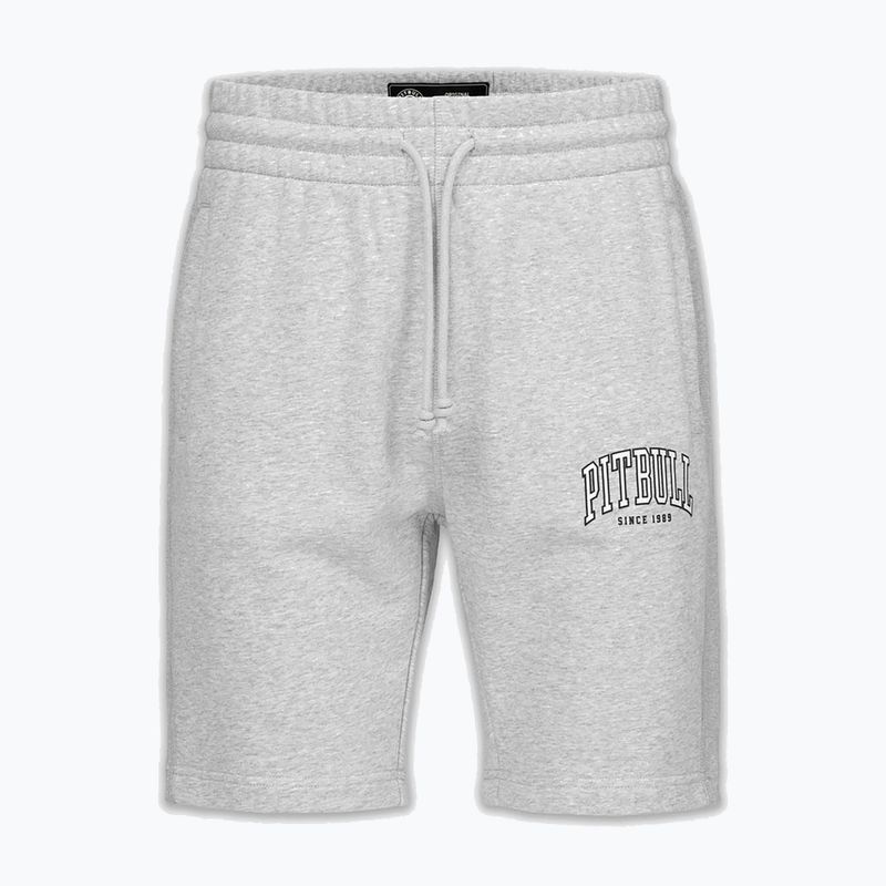 Spodenki męskie Pitbull Badger grey/melange 4