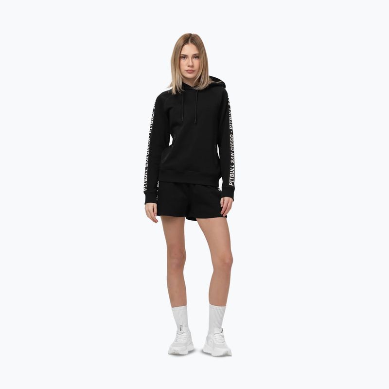 Bluza damska Pitbull Explory Tape Hooded black 2