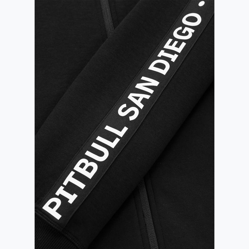Bluza damska Pitbull Explory Tape Hooded Zip black 12