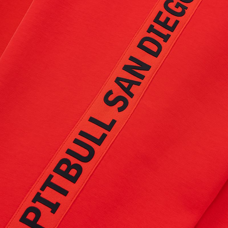 Spodnie damskie Pitbull Explory Tape Track fluo / red 5