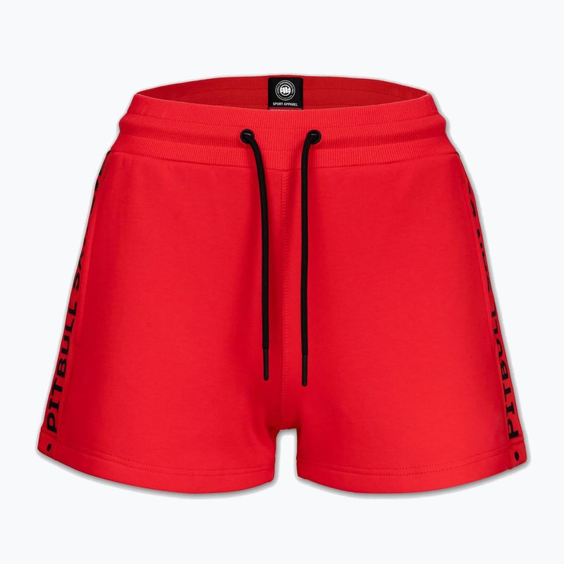 Spodenki damskie Pitbull Explory Tape fluo/red 5