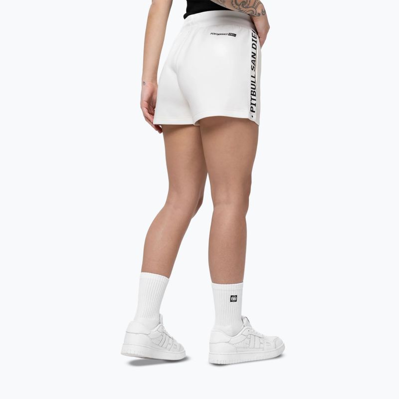 Spodenki damskie Pitbull Explory Tape off white 3
