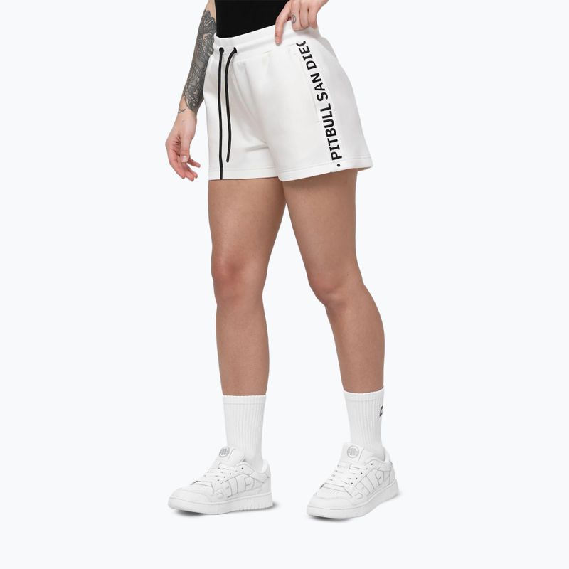 Spodenki damskie Pitbull Explory Tape off white 4