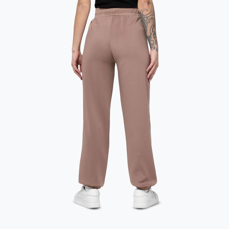 Spodnie damskie Pitbull Verona Jogging chocolate mousse 3