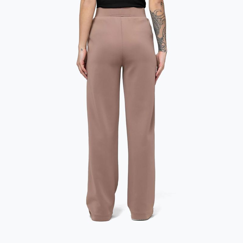 Spodnie damskie Pitbull Verona Wide Leg chocolate mousse 3