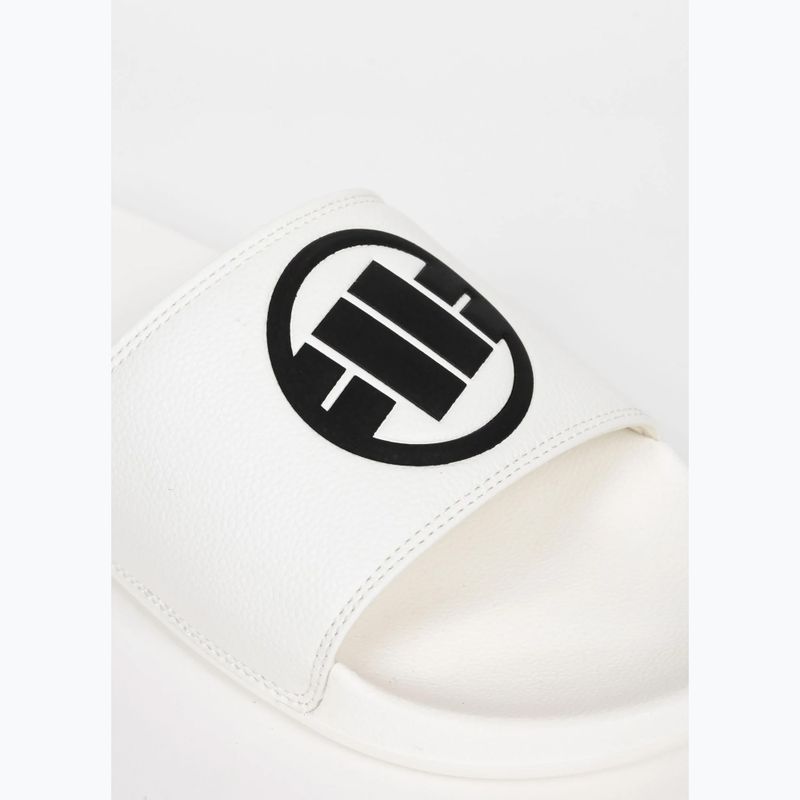 Klapki męskie Pitbull Logo white 11