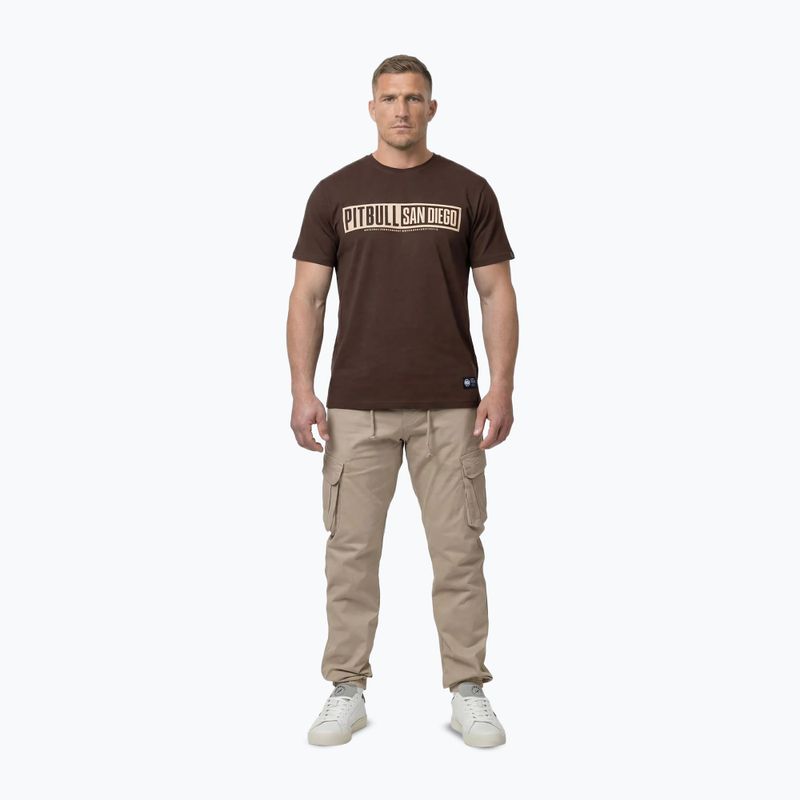 Koszulka męska Pitbull Eighty Nine Dog dark chocolate 2