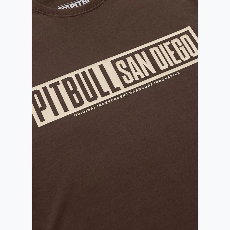 Koszulka męska Pitbull Eighty Nine Dog dark chocolate 8