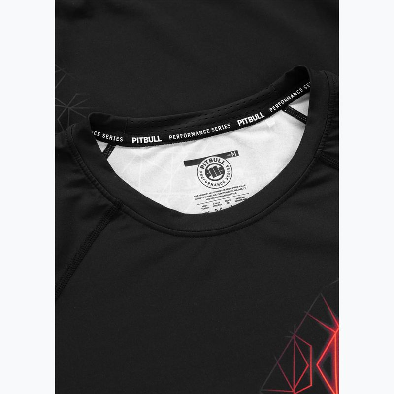 Rashguard męski Pitbull Ray Rashguard fluo/red 7