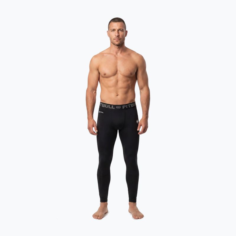 legginsy męskie Pitbull Runway Performance black 2