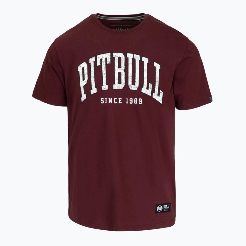 Koszulka męska Pitbull Norton burgundy 3