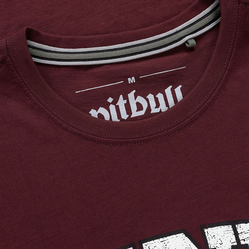 Koszulka męska Pitbull Norton burgundy 5