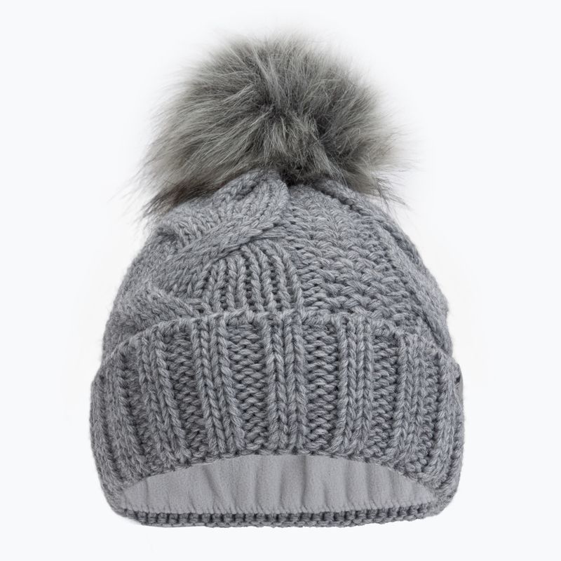 Czapka zimowa damska 4F CAD010 cold light grey melange