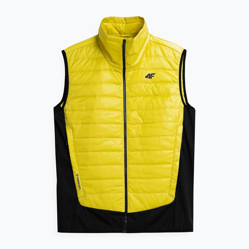 Bezrękawnik męski 4F BZM060 canary green 3