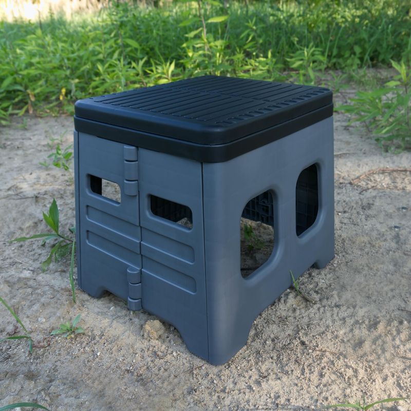 Toaleta turystyczna OFFLANDER Portable Folding Camping Toilet black 4