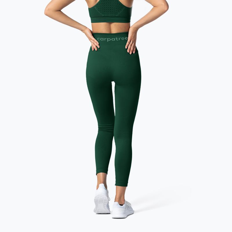 Legginsy damskie Carpatree Phase Seamless bottle green 3