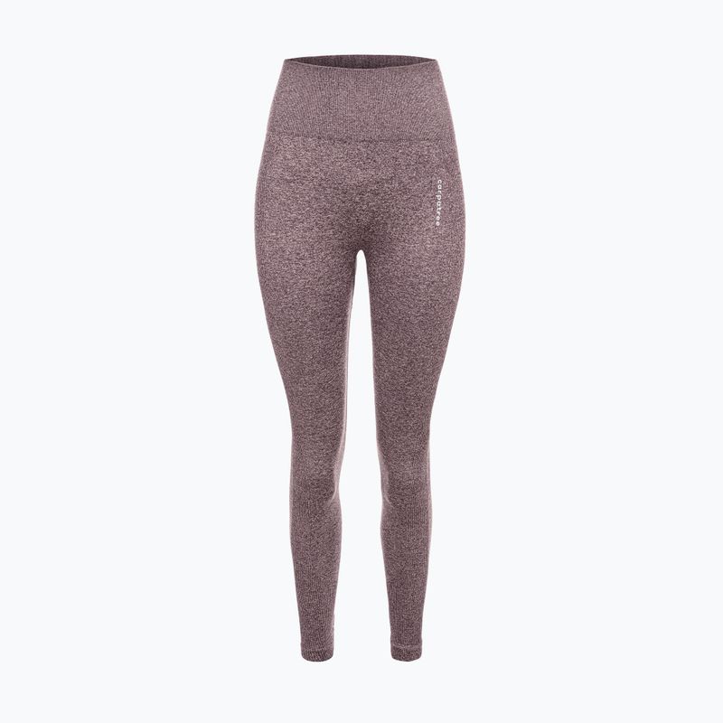 Legginsy treningowe damskie Carpatree Allure Seamless brown melange (pepper corn) 6
