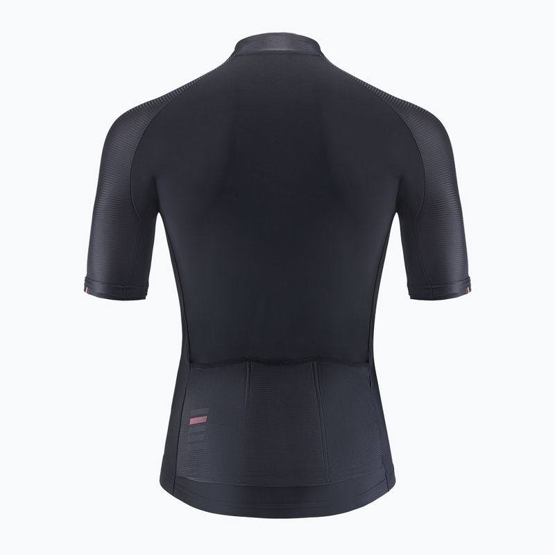 Koszulka rowerowa męska Quest Stone black 2
