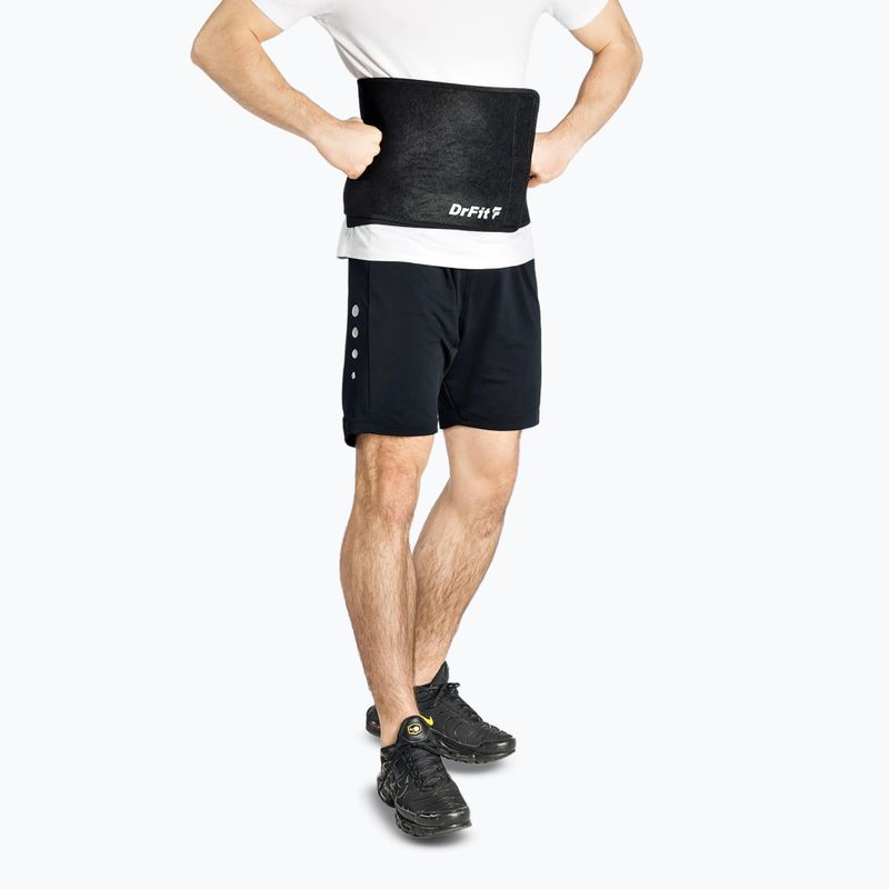 Stabilizator lędźwiowo-krzyżowy DrFit czarny 2