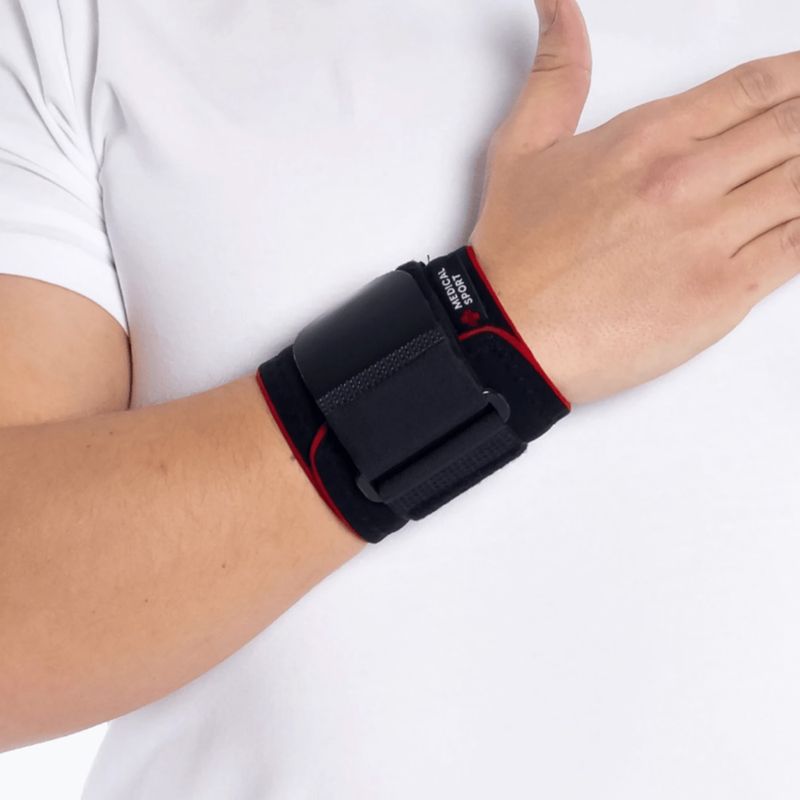 Stabilizator nadgarstka MSupport Red czarny